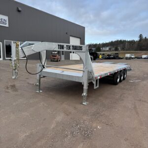 *New 2025* Tow-Tek 8.5’x25’ 21,000lb Tri-axle Galvanized Gooseneck Float (20’+5’)